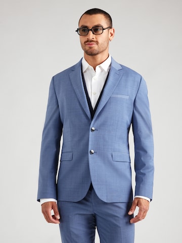 Coupe regular Veste de costume 'Arti253X' HUGO en bleu : devant