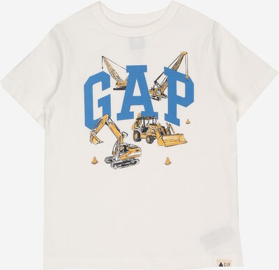 GAP T-Shirt in himmelblau / senf / schwarz / weiß, Produktansicht