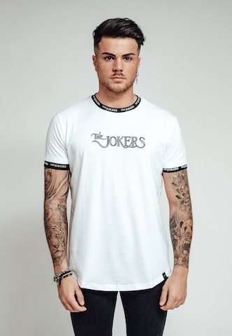 The Jokers T-Shirt Basic in Weiß: predná strana