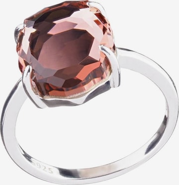 THE GEM STORIES JEWELRY - Anillo 'Blush Rose Baroque Ring – Rhodium' en rosa: frente