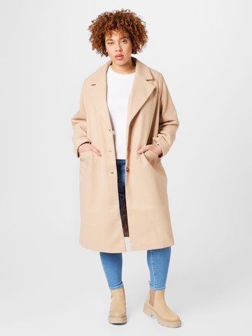 Dorothy Perkins Curve Between-seasons coat in Beige