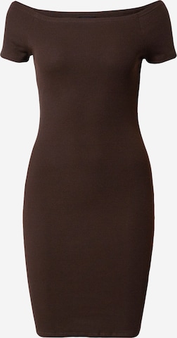 Urban Classics Dress in Brown: front