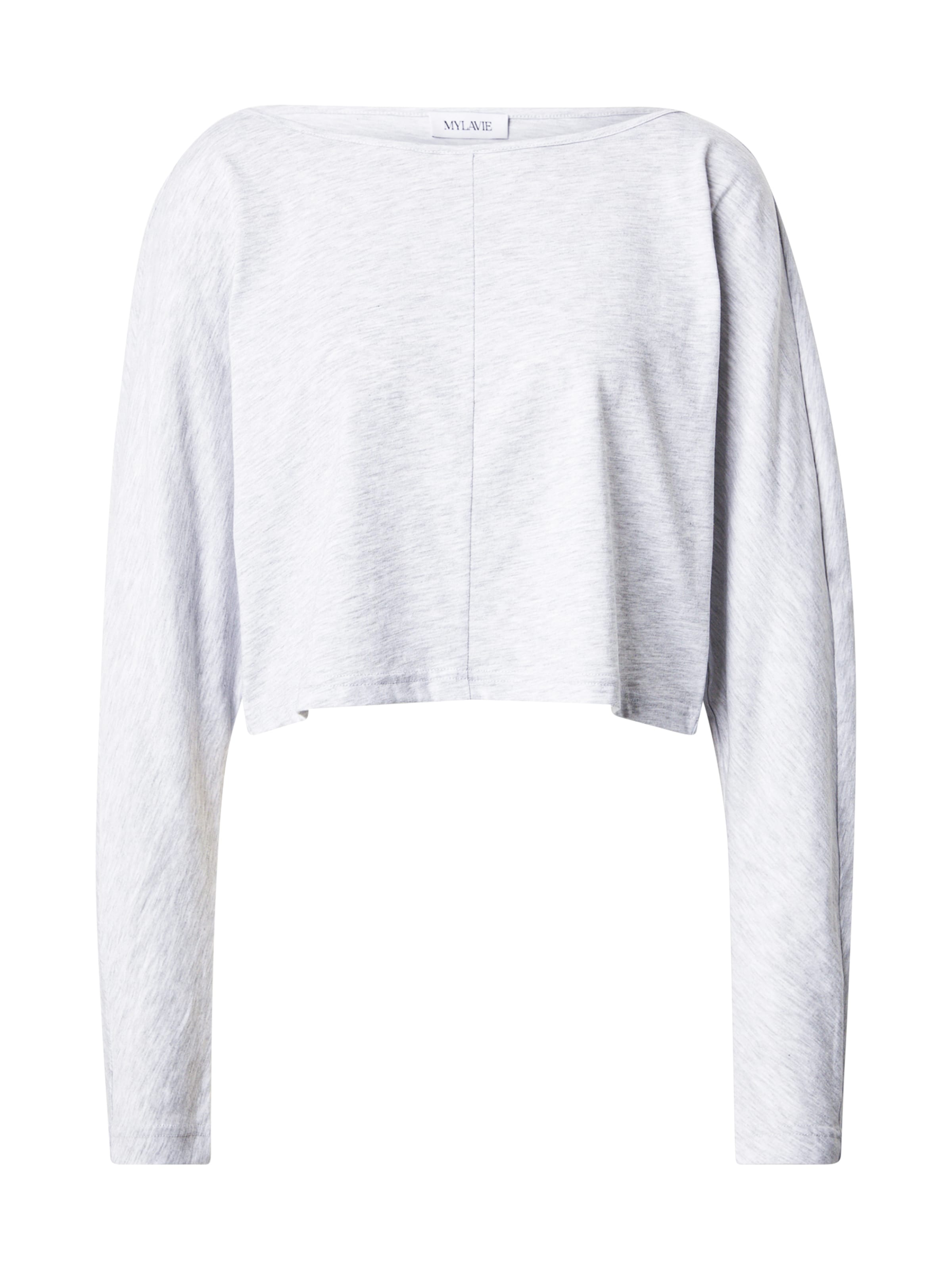 MYLAVIE by Sarah Harrison T-shirt en gris chiné, Vue avec produit