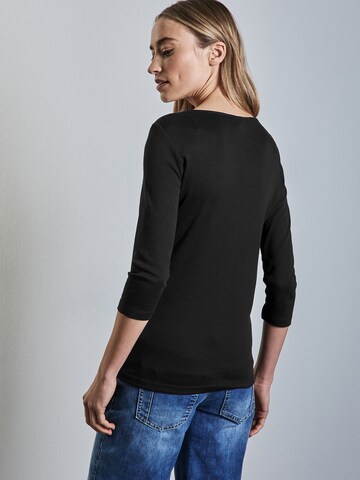 STREET ONE Shirt 'Ada' in Schwarz