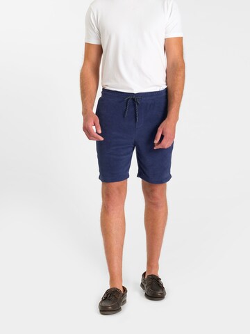 Le Temps Des Cerises Regular Broek 'ERATO' in Blauw: voorkant