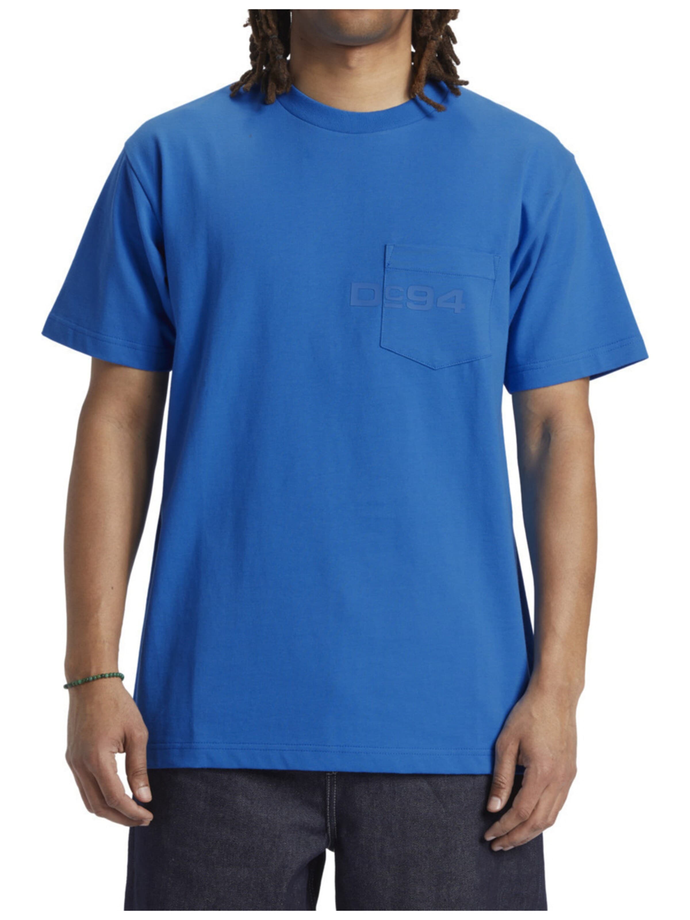 DC Shoes - Camiseta 'DC Shoes 1994 Short Sleeve Knit' en azul: frente