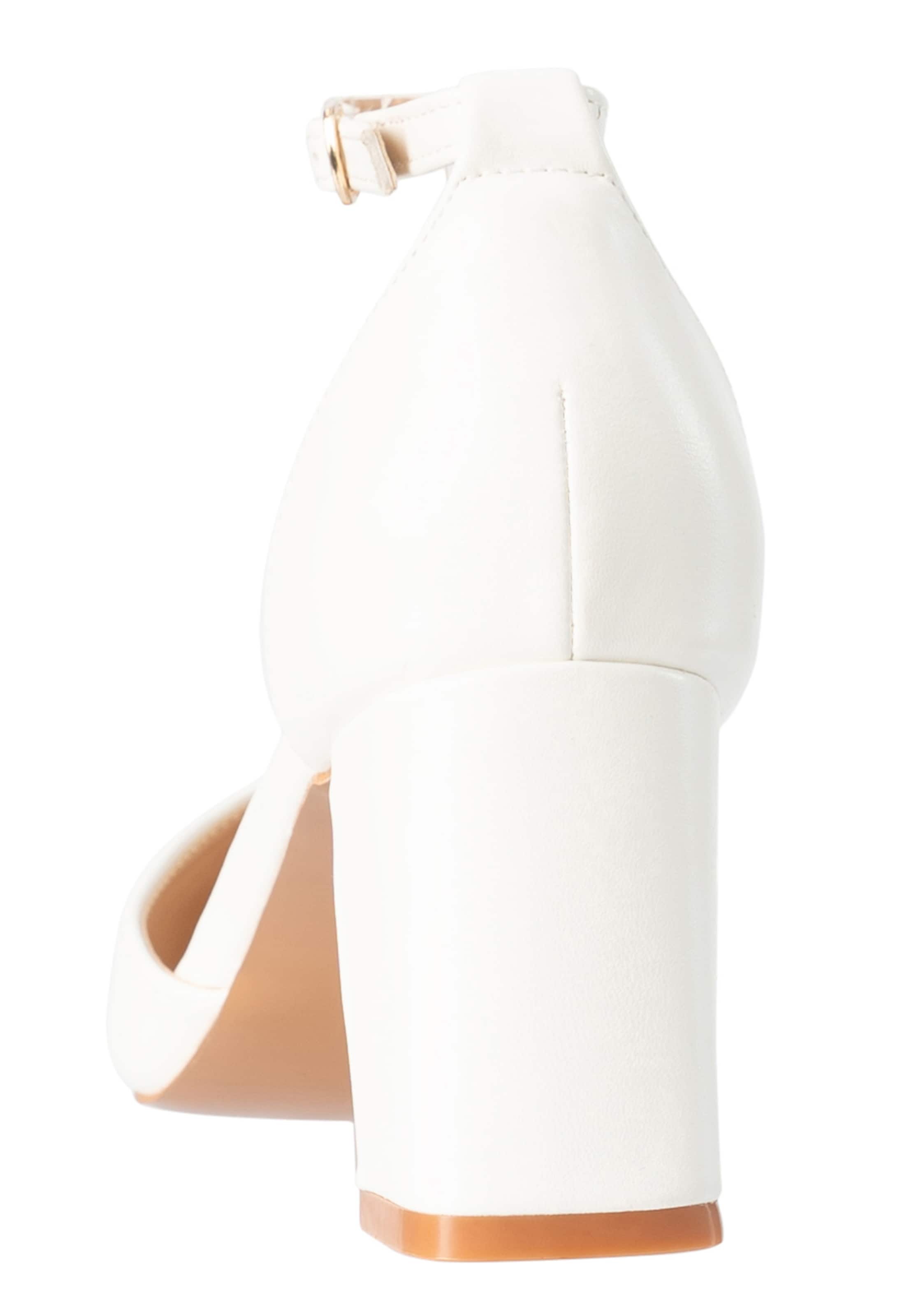 Escarpins à bride arrière Elara en blanc