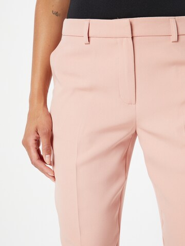 Dorothy Perkins Slim fit Trousers with creases 'Grazer' in Pink