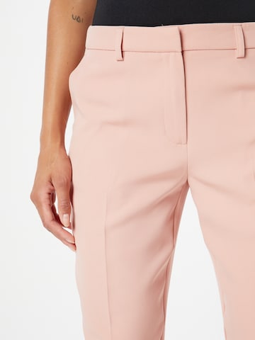 Dorothy Perkins - Slimfit Calças com vincos 'Grazer' em rosa