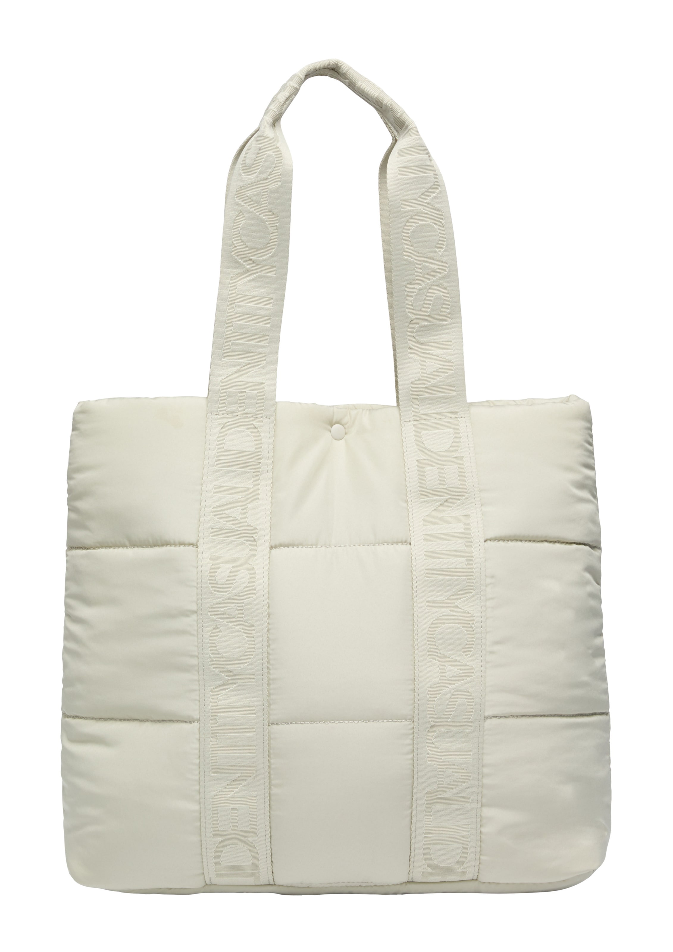 comma casual identity Shopper in Beige: voorkant