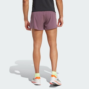 ADIDAS PERFORMANCE Slim fit Sports trousers 'Adizero' in Purple