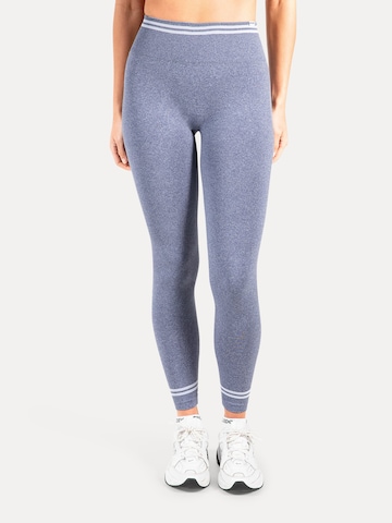 Smilodox Skinny Leggings ' Miriel ' in Blau: Vorderseite
