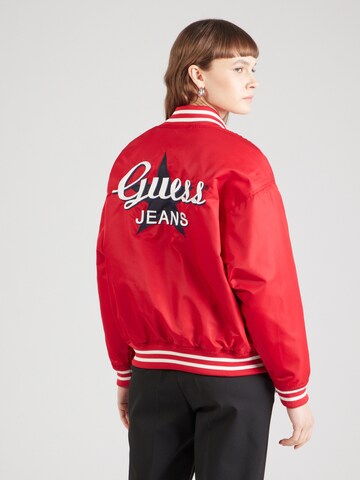 GUESS JEANS Between-season jacket in Red: front