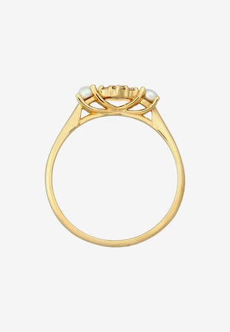 Elli DIAMONDS Ring Diamant, Perlenring in Gold