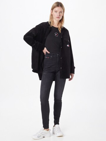 Tommy Jeans - Skinny Vaquero 'Sylvia' en negro