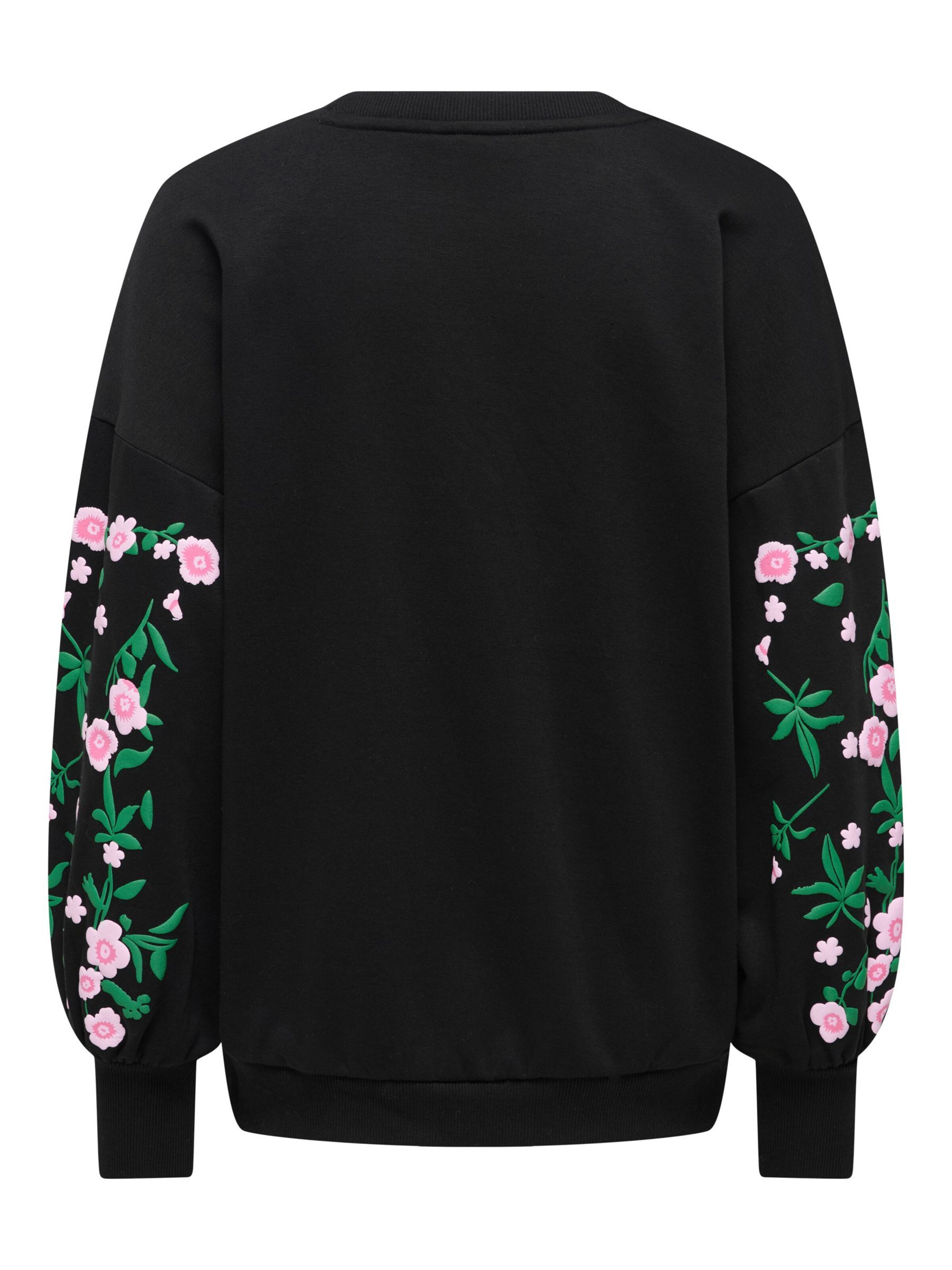 Only Maternity Sweatshirt 'OLMBrooke' in Schwarz