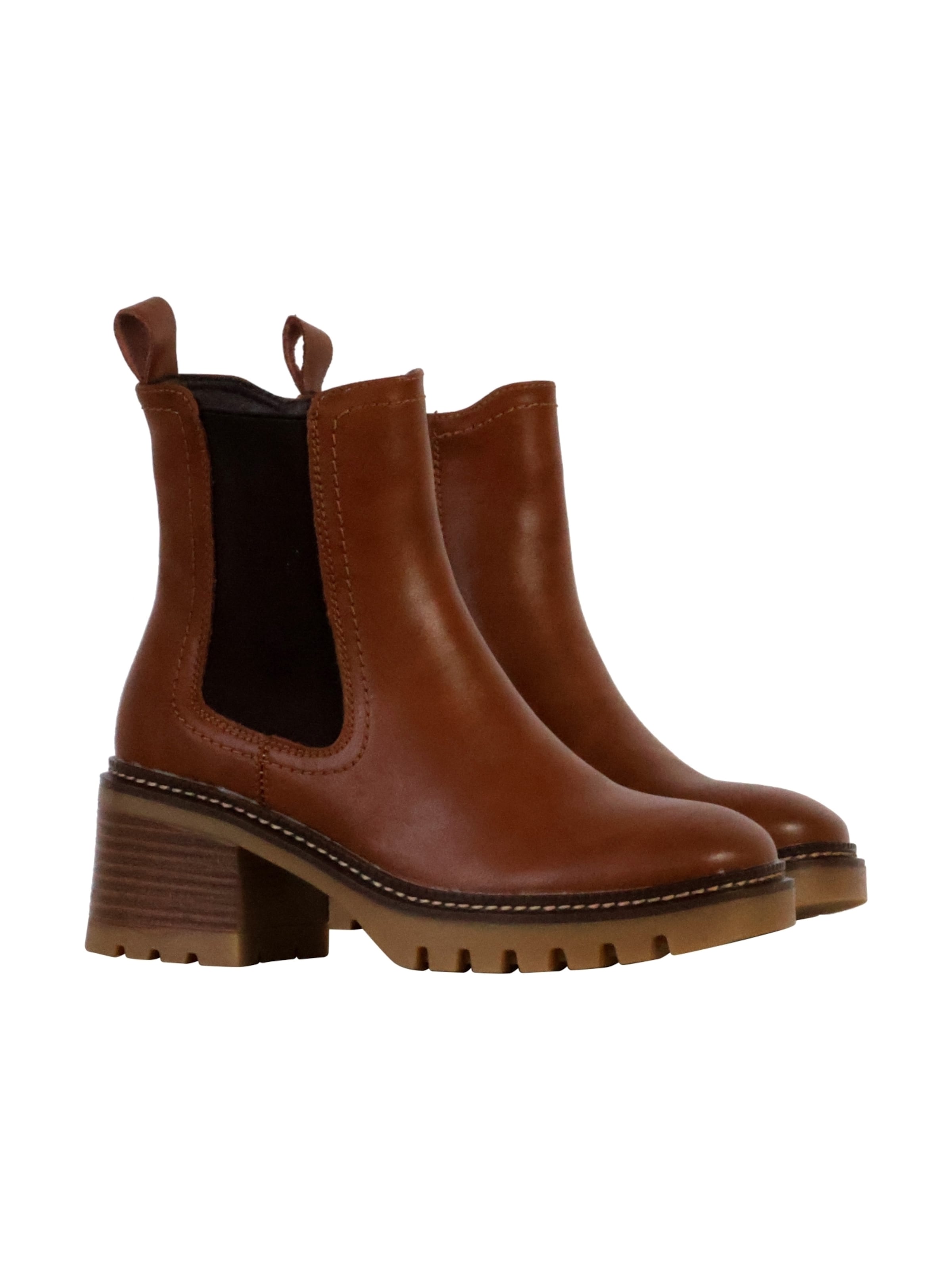 Bottines The Divine Factory en beige