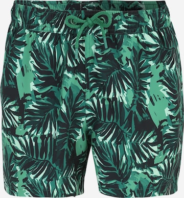 BJÖRN BORG Plavecké šortky – zelená: přední strana