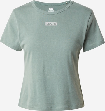 LEVI'S ® Shirts 'Graphic Rickie Tee' i grøn: forside