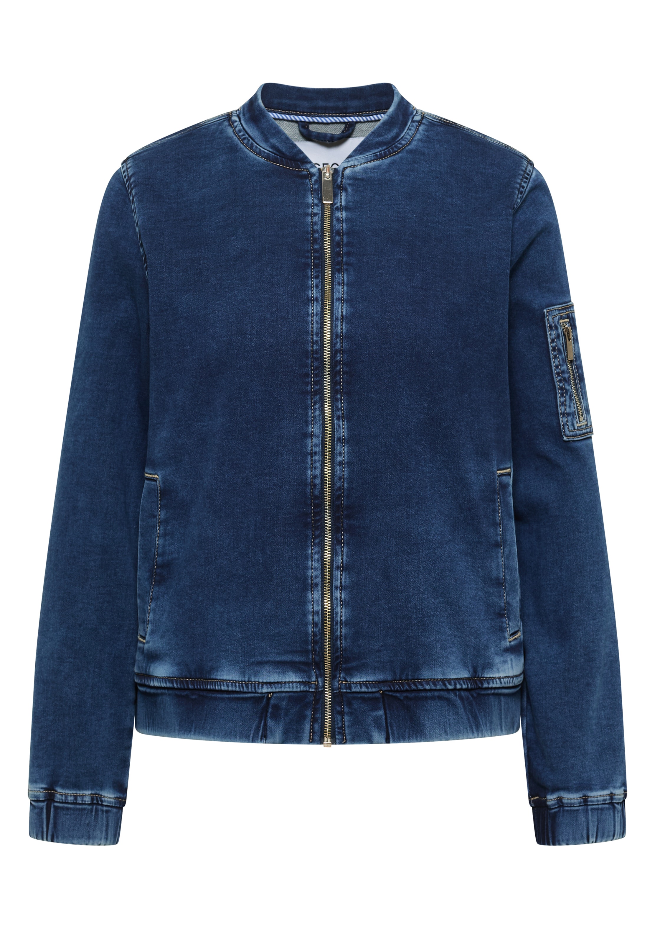 CECIL Between-Season Jacket in Blue: front