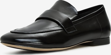 CESARE GASPARI Moccasin in Black: front