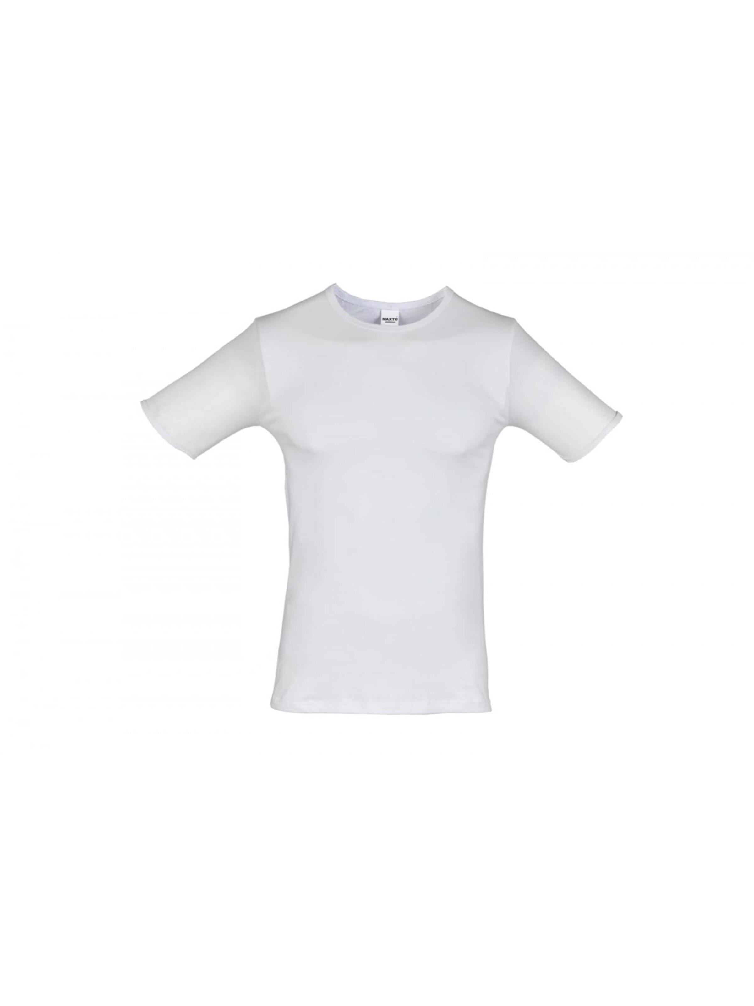 Maxte Undershirt 'BASIC MAX T-Shirt Men 5er Pack' in White