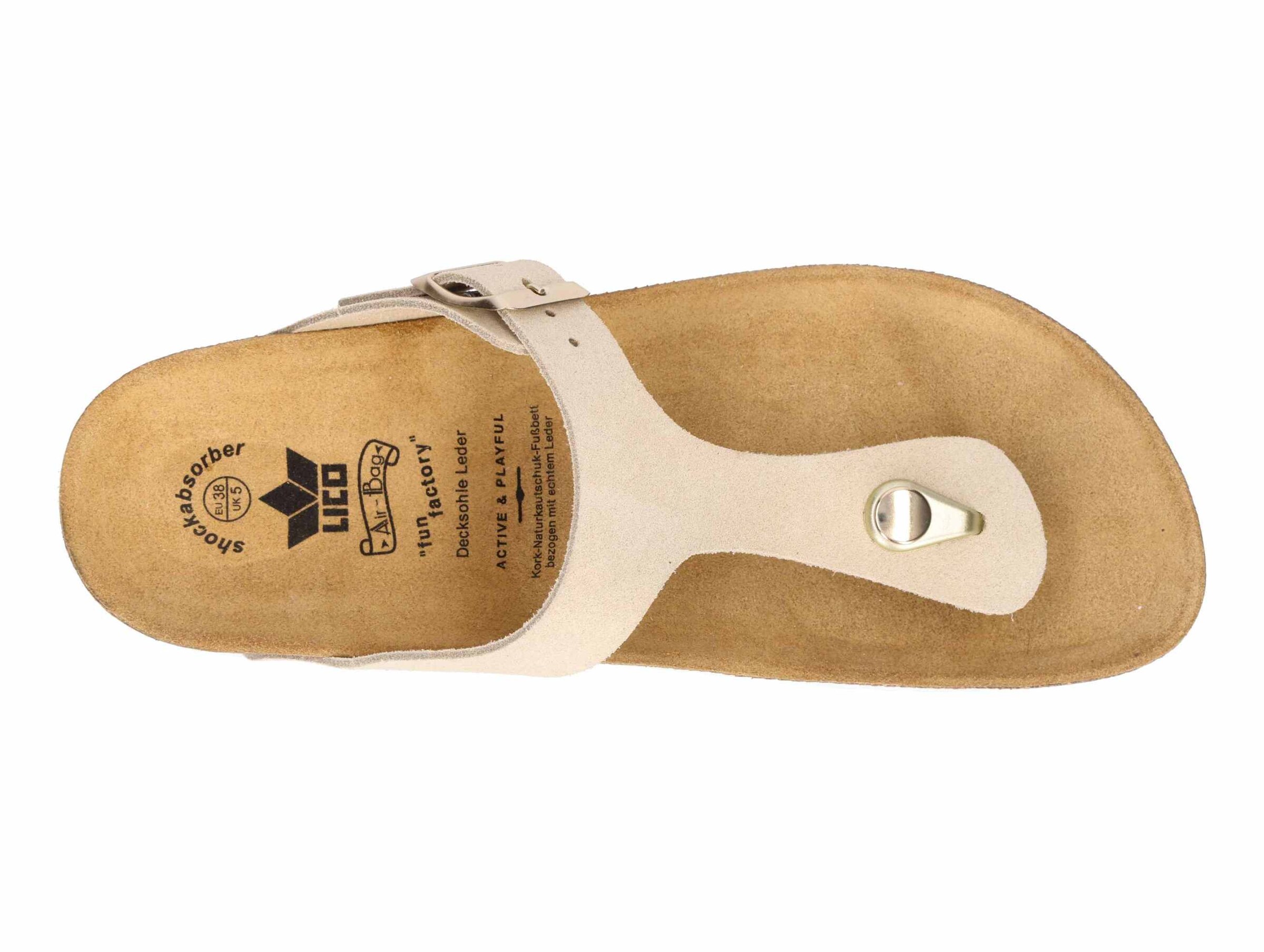 LICO Pantolette in Beige