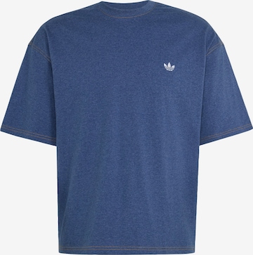 T-Shirt 'Trefoil Essentials' ADIDAS ORIGINALS en bleu : devant
