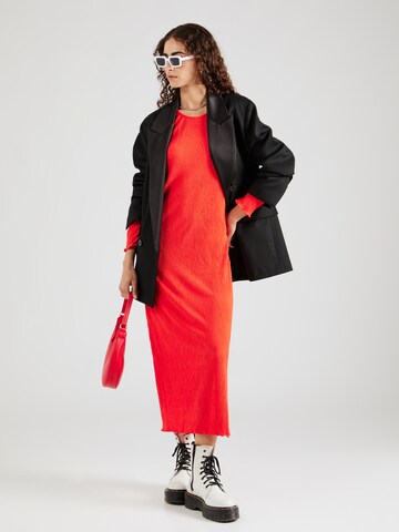 PIECES Dress 'PCFLORA' in Red