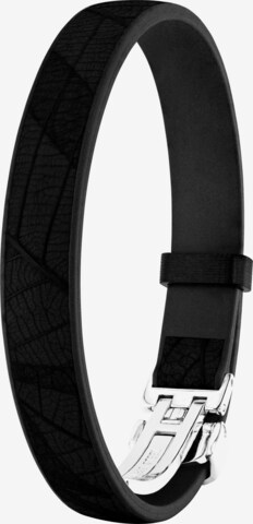 Braccialetto 'GEB LEAF' di NiMa Atelier in nero: frontale