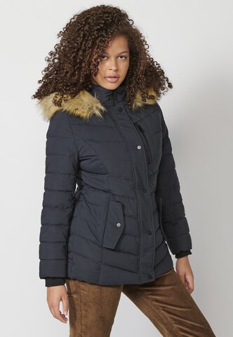 KOROSHI Winterparka in Blauw