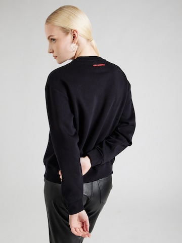 Karl Lagerfeld Sweatshirt 'ikonik lny' in Black