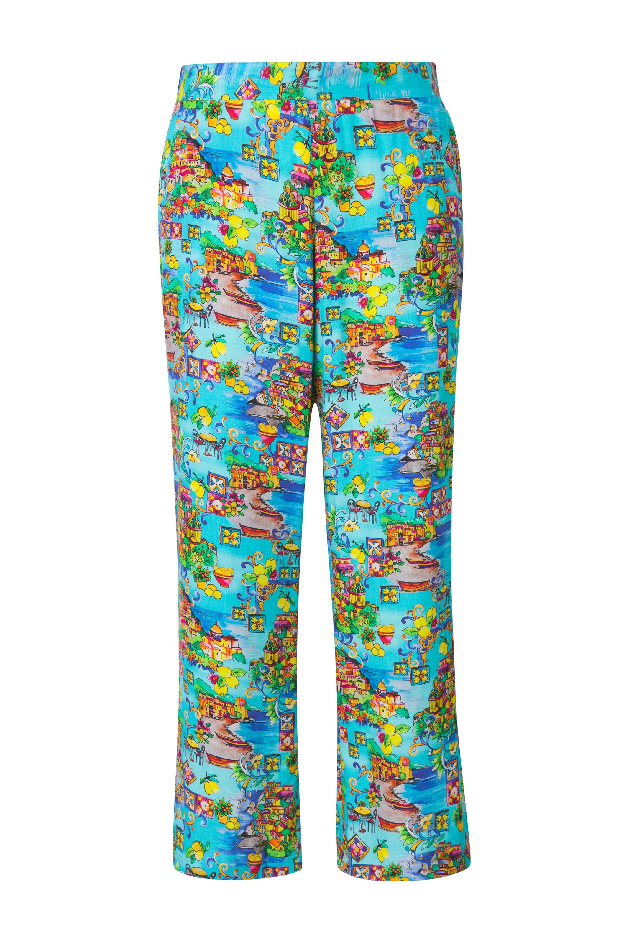 MIAMODA Regular Broek in Blauw: voorkant