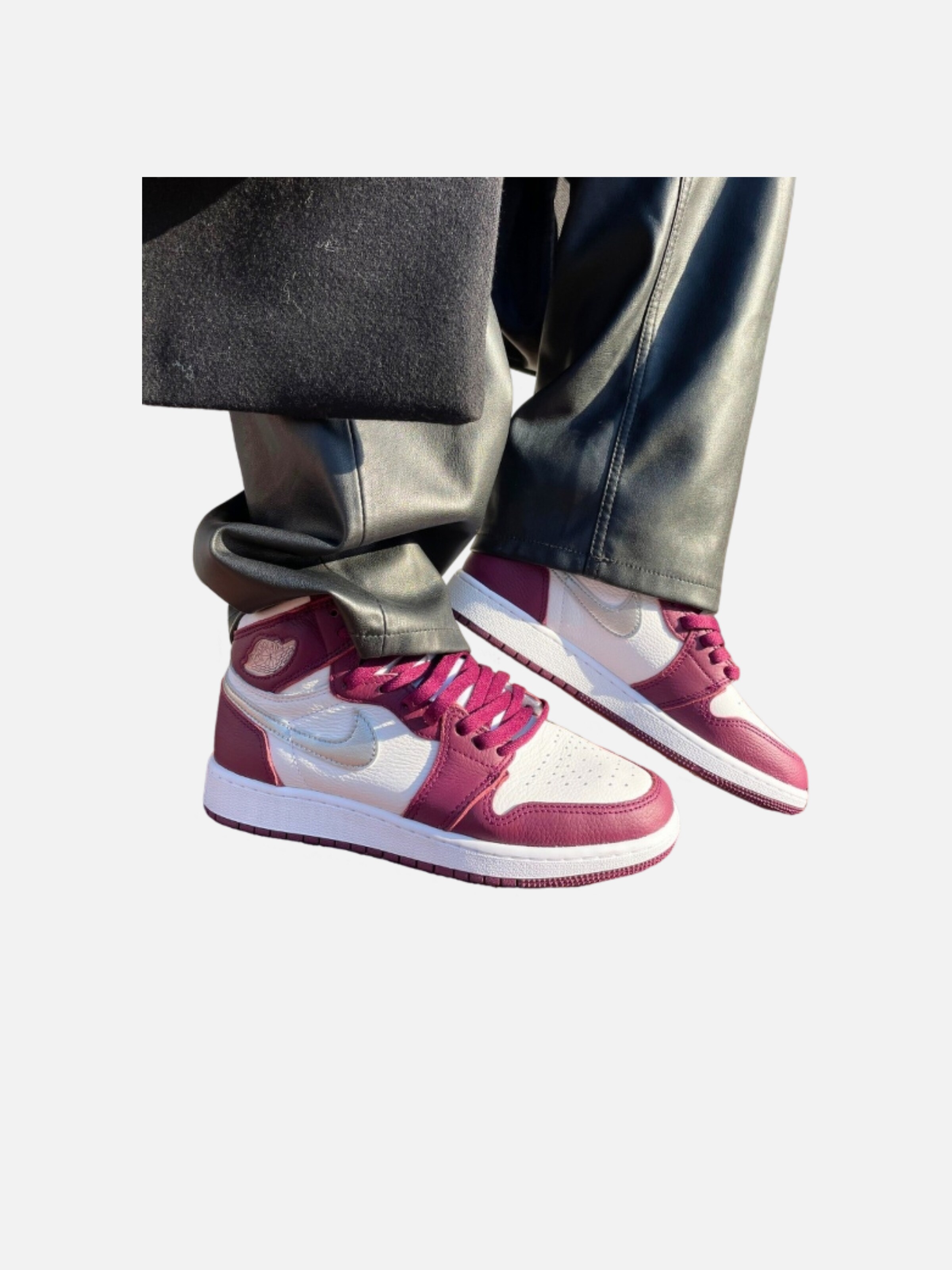Sneaker alta 'Air 1 Retro' di Jordan in rosso