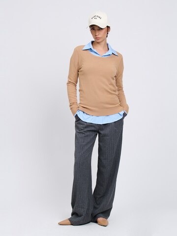 Influencer Pullover in Beige