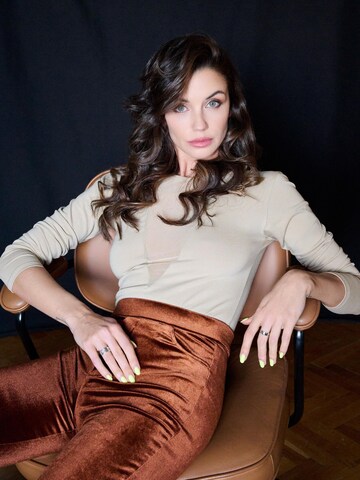 Evoni Blusenbody in Beige