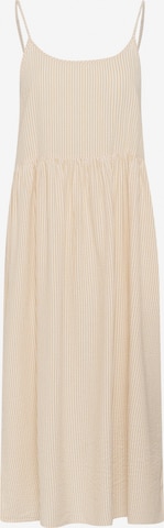 SAINT TROPEZ Summer Dress in Beige: front