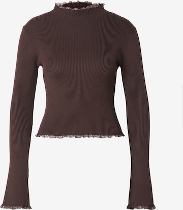 Pullover di Estelou in marrone: frontale