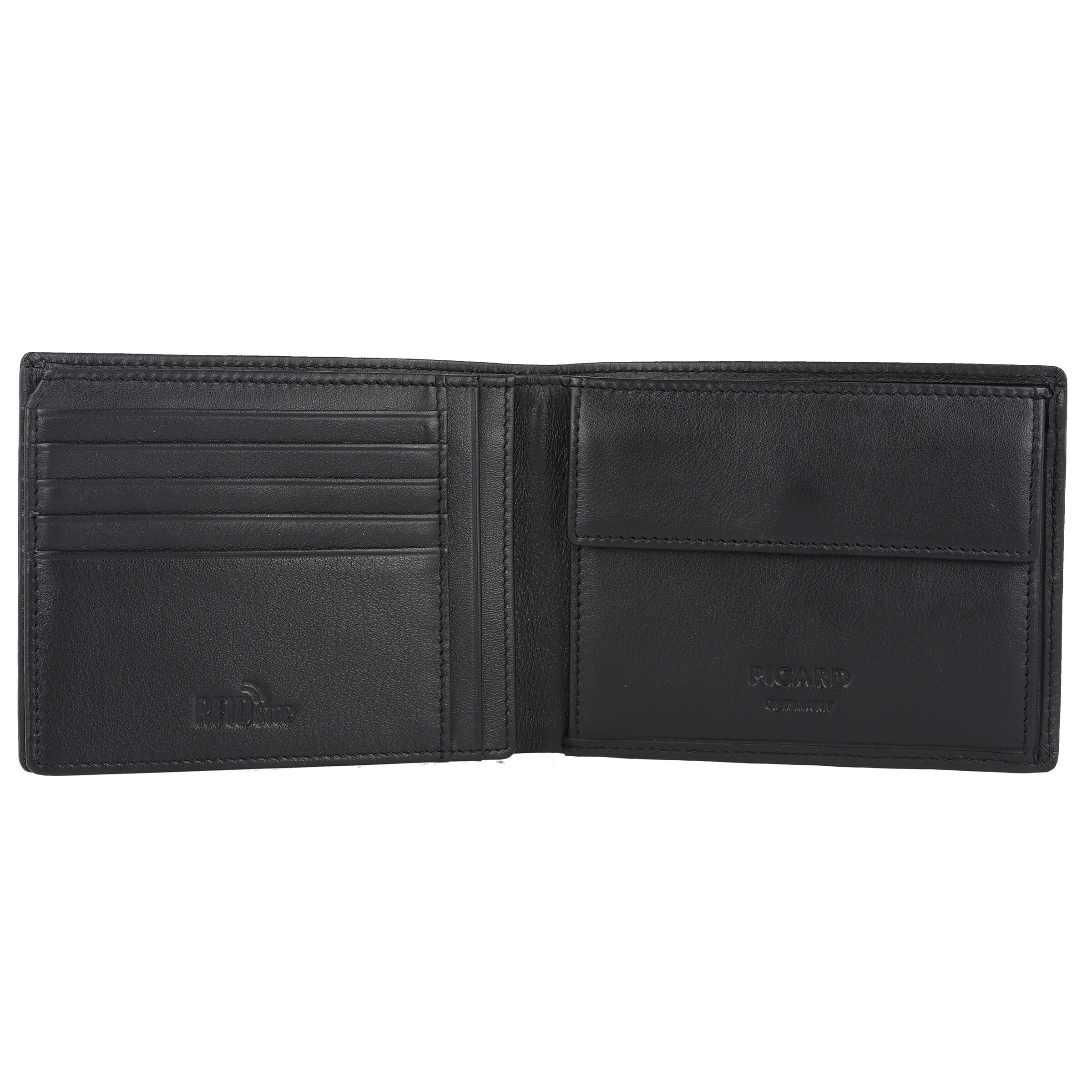 Picard Portemonnaie 'Franz' in Schwarz