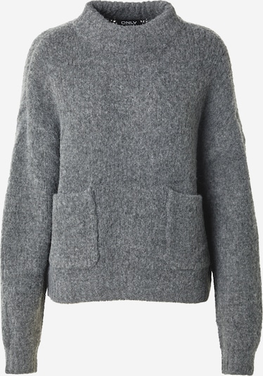 ONLY Pull-over 'ONLPie' en gris chiné, Vue avec produit