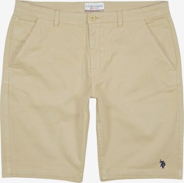 regular Pantaloni di U.S. POLO ASSN. in beige: frontale