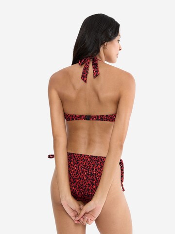 TRIUMPH Push-up Bustier-Bikini-Top ' Red Label Midnight Swim ' in Braun
