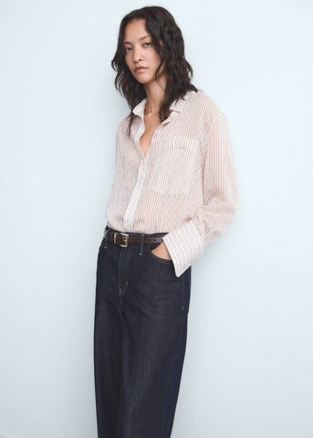 MANGO Wide leg Jeans 'Max' in Blue