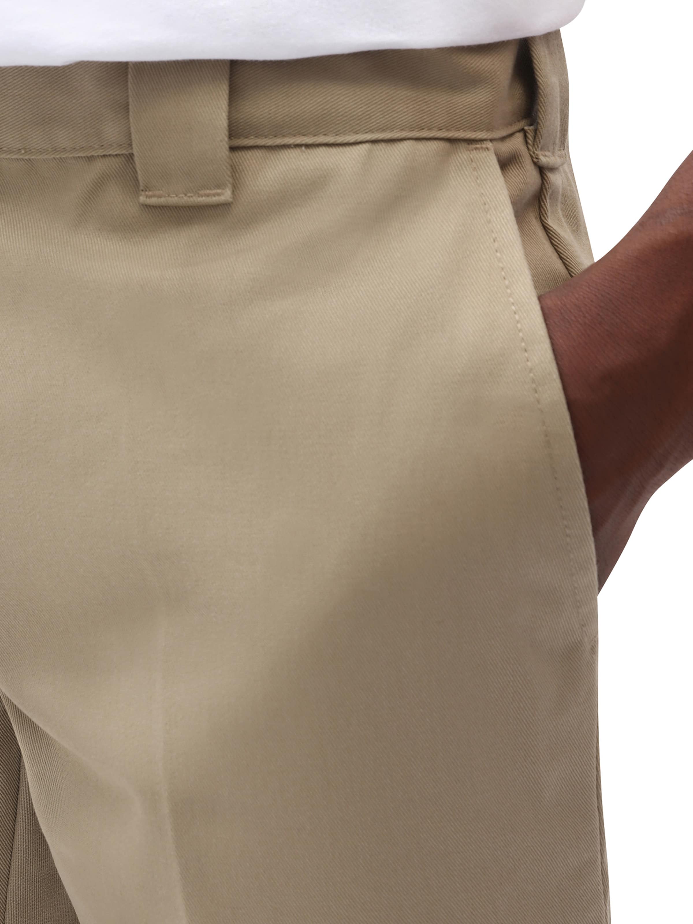 DICKIES Slim fit Trousers with creases '872' in Beige