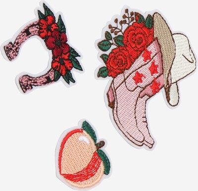 Daahls by Emma Roberts exclusively for ABOUT YOU Patches 'Melissa' in grün / apricot / rosa / rot, Produktansicht