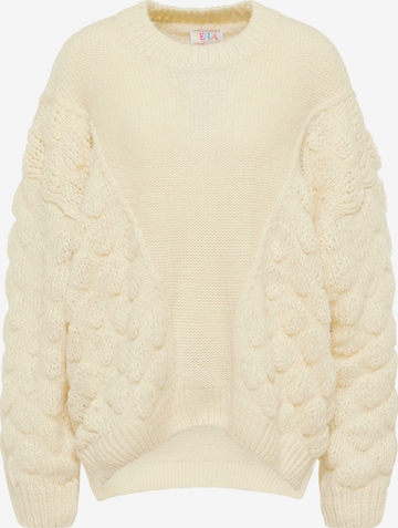 Pull-over IZIA en beige : devant