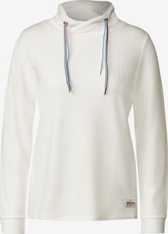 CECIL Sweatshirt in White: front