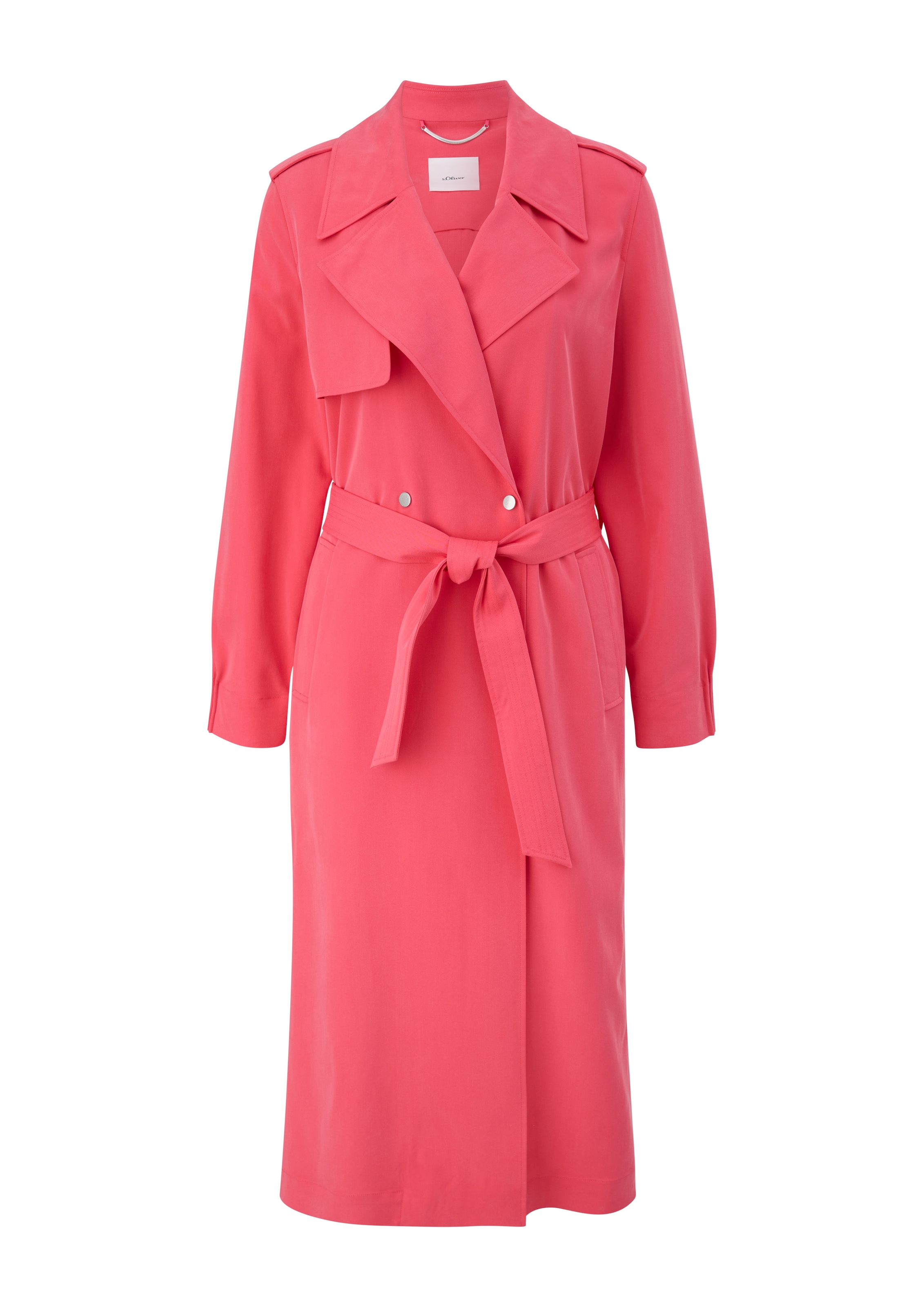 Manteau mi-saison s.Oliver BLACK LABEL en rose : devant