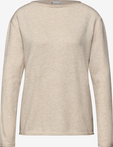 STREET ONE Sweater in Beige: front