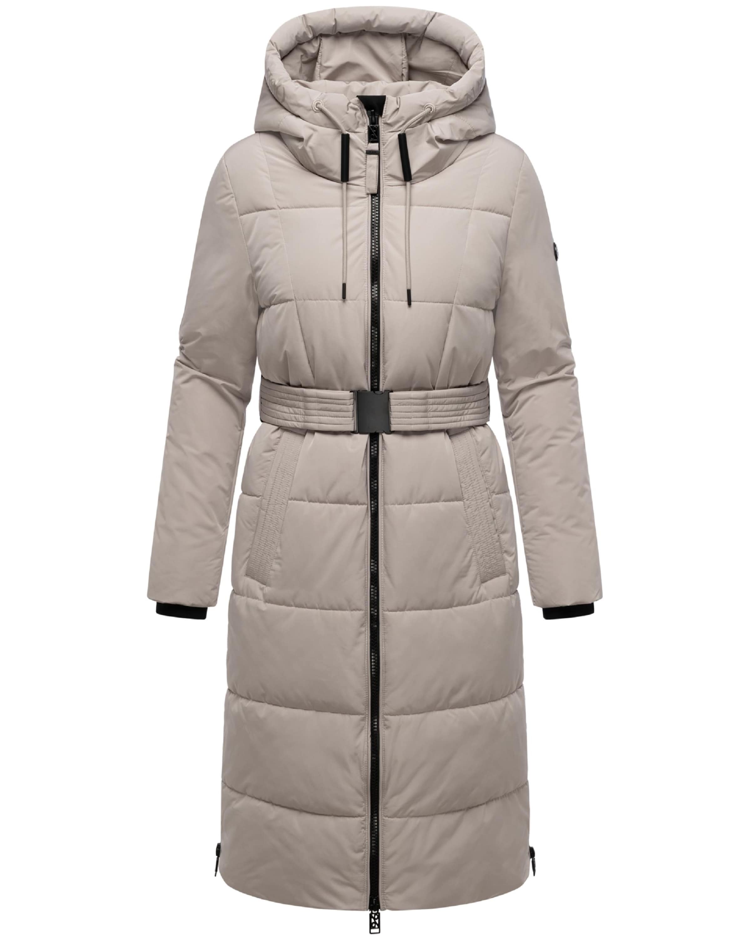 NAVAHOO - Sobretudo de inverno 'Herbstnebel 14' em cinzento: frente